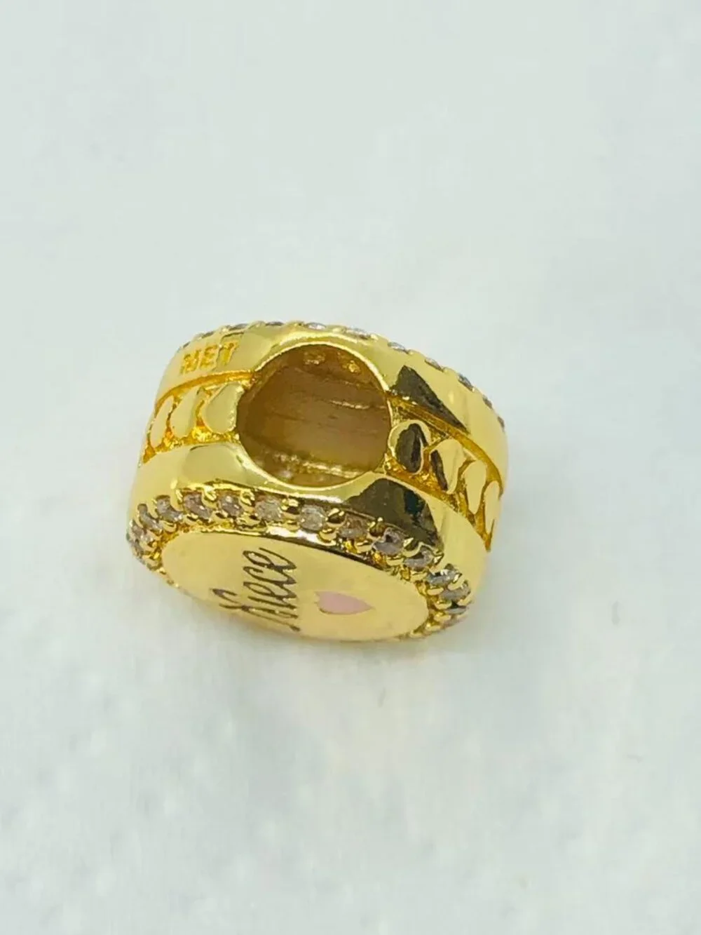 ✨ ✨Pandora Love Niece Bead exclusive Charm Gold Plating Travel Jewelry
